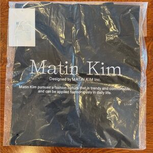 Matin Kim Black Tote Bag